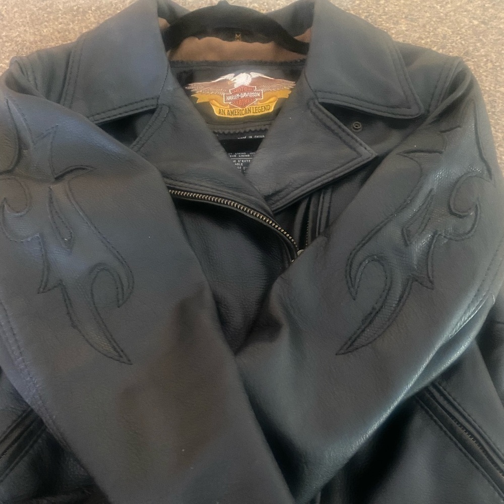 Unique Harley Davidson Women’s Leather Jacket EUC - Picture 6 of 9